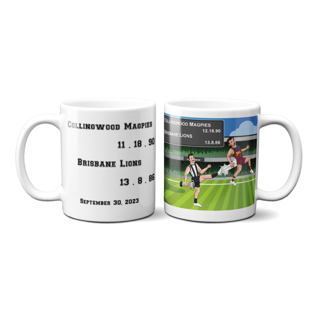 AFL Collingwood Magpies 2023 Premiership Mug